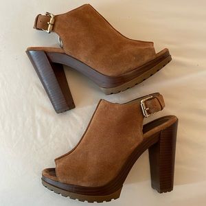 Michael Kors suede heels